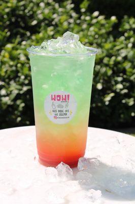 Watermelon Apple Mega Tea.
An energy drink that also helps with indigestion.