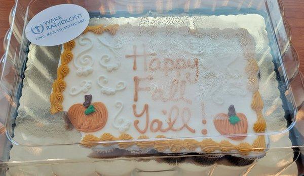 Such a great group of people! Thanks for the delicious treats!