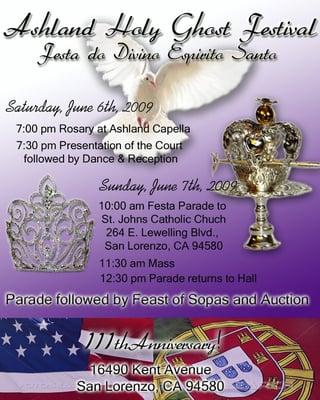 Ashland Holy Ghost Parade 2009