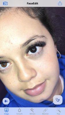 Volume lash extensions