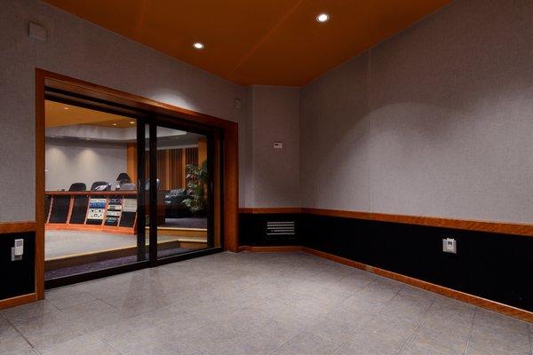 Studio B Live Room Great for recording Vocals, Brass, Guitar, you name it. Super quality at an affordable price.