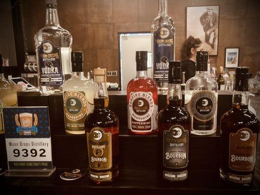 Some local bourbon and spirits