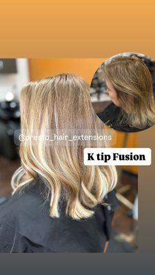 K tip fusion the future of light weight hair extensions systems