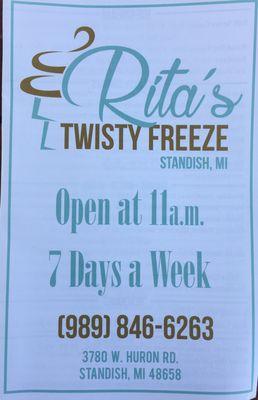 Rita's Twisty Freeze