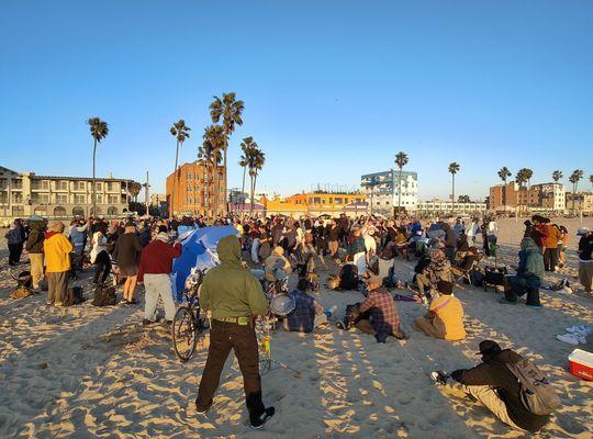 The Venice Beach Drum Circle