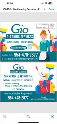 Gio Cleaning Service