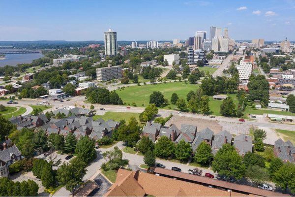 Discover homes for sale in Tulsa, OK with stunning views of the downtown skyline, parks, and neighborhoods near the Arkansas River.