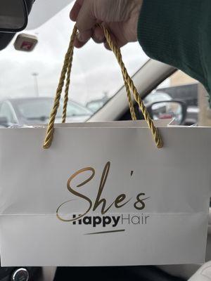 She's Happy Hair