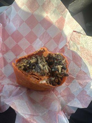 Chorizo Burrito!