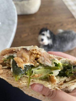 Chile relleno burrito
