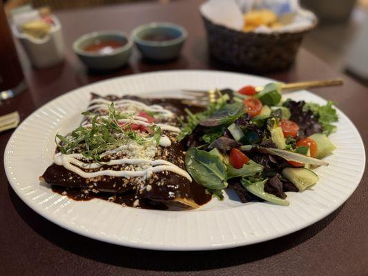 Enchiladas de Mole (Chicken)
