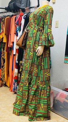 Maxi- Dress Kenta print (variety)