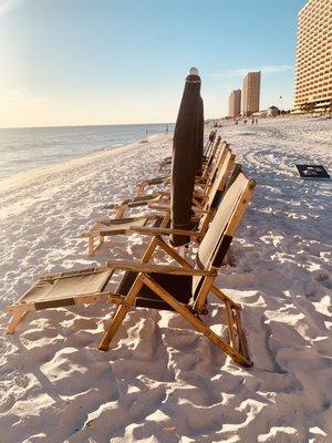 Sunsets in our relaxing chairs delivered to you