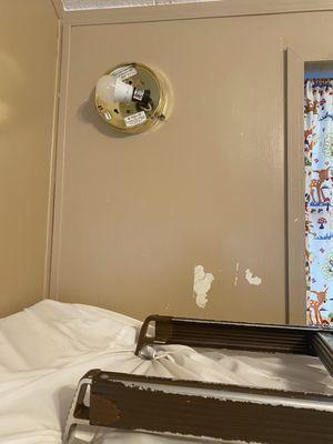 Cabin Walls. Light without a Cover.