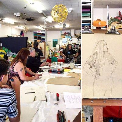 Free drawing classes, amazing talent and opportunities in this city!