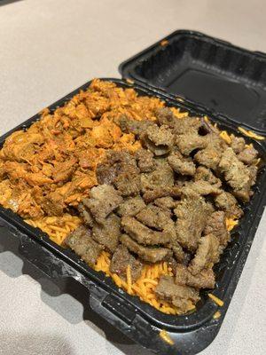 Lamb and Chicken Platter