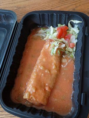 Smothered chile relleno. Decent.