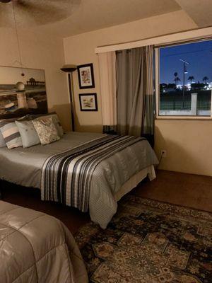 My bedroom view of the harbor!