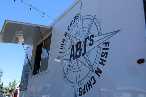 A&J's Fish n' Chips! A food cart in Bend, Or. Currently mobile, available for venues and events.