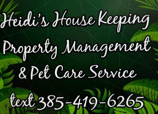 Heidi's Housekeeping