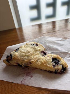 Home baked scones blueberry