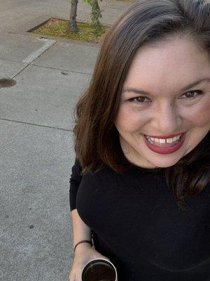 Not a great shot but a happy hair customer!