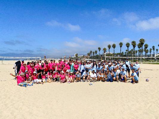 MLI's annual Beach Party is a highlight of the year, where students enjoy the California coast, have fun, and make lasting friendships.