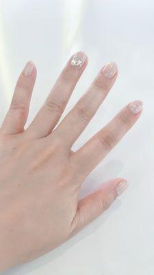 Love my new cat eye nail