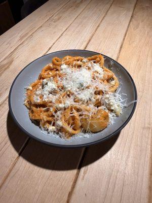 Dirty martini bucatini