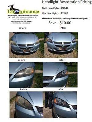Luminance Headlight Restoration Services