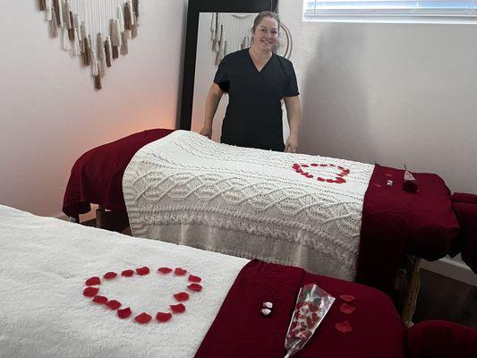 For valentines we do have couples for mom and daughter to husband and wife.