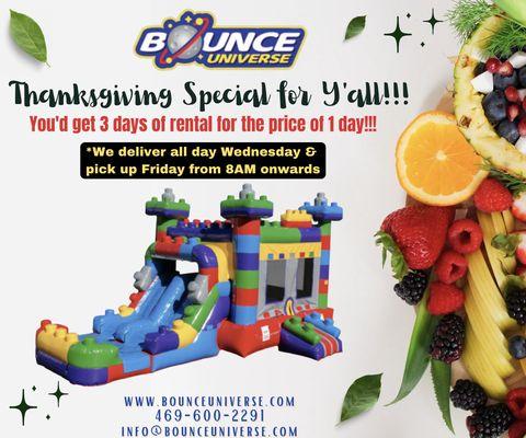 Bounce Universe Party Rentals