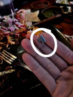 Blade found in my cousins food