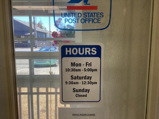 Hours changed effective 8/1/2024