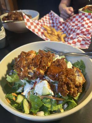 Buffalo Chicken Ceasar Salad