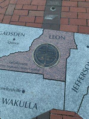 The most important piece of REAL ESTATE in FLORIDA. The principal meridian. All REAL ESTATE functions off of this marker.