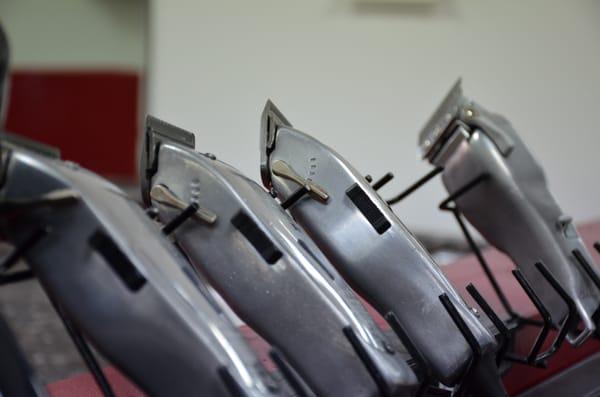 Some of the tools that the barbers use.
