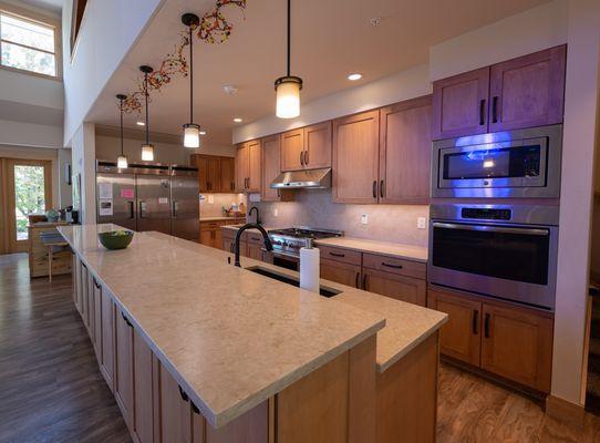 Our catering friendly kitchen in our amazing Fellowship space, Foss Hall.