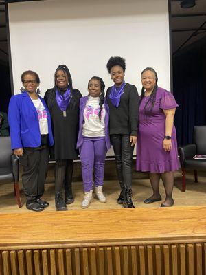 Butterflies with advisors of the program which consists of educators, mental health specialist and professionals from various backgrounds