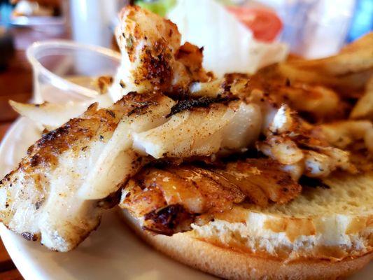 Blackened Grouper pieces...