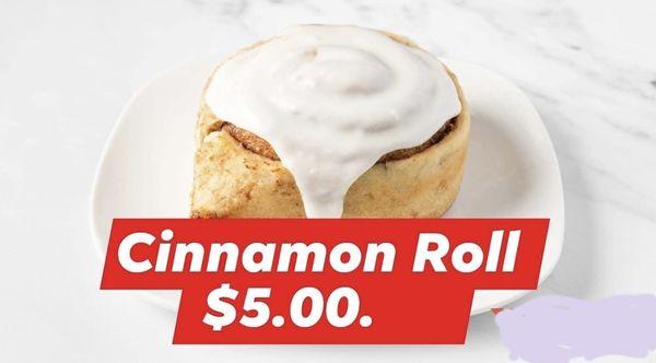 Our cinnamon rolls are filled with a mixture of cinnamon and sugar. Each one is carefully hand-rolled with love.