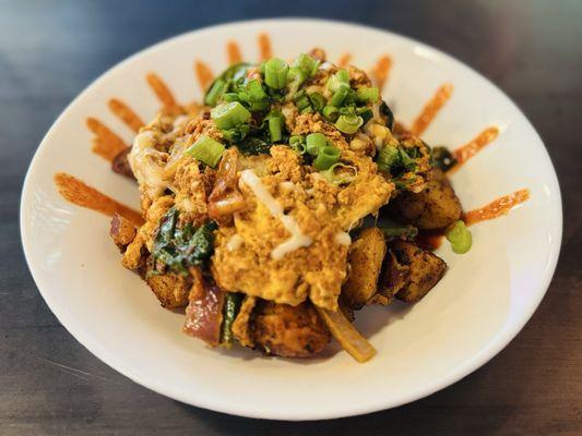 Breakfast chorizo scramble