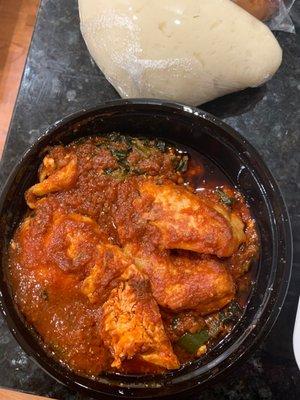 Egusi Soup and fufu
