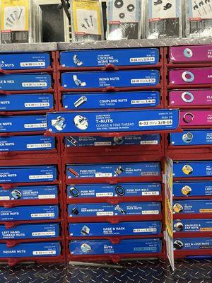 Lots of hard to find nuts n bolts