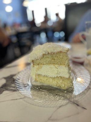 Decadent coconut cake...to die for!