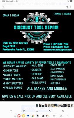 A Discount Tool Repair