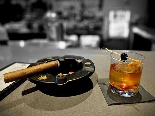 Partagas cigar. Mild.