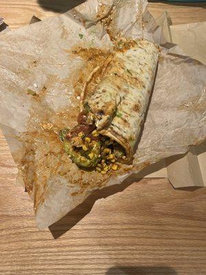 Spicy chicken+avacado