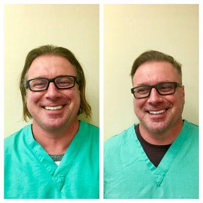 Dr. David Johnson. New haircut, same great care.