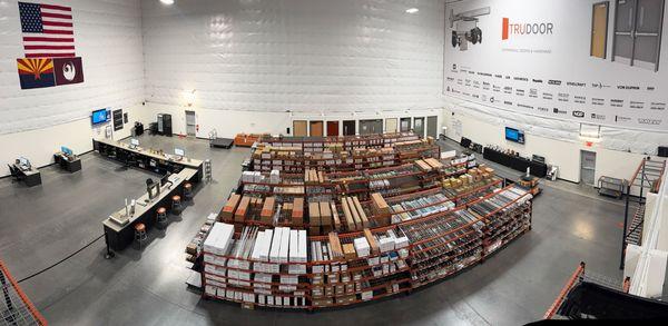 Trudoor sales counter and showroom in Phoenix